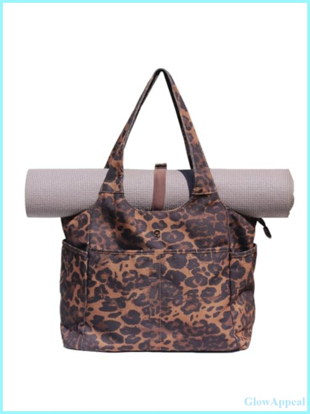 Nylon Yoga Mat Tote Bag Carryall Shoulder Bag Travel Gym Workout Nurse